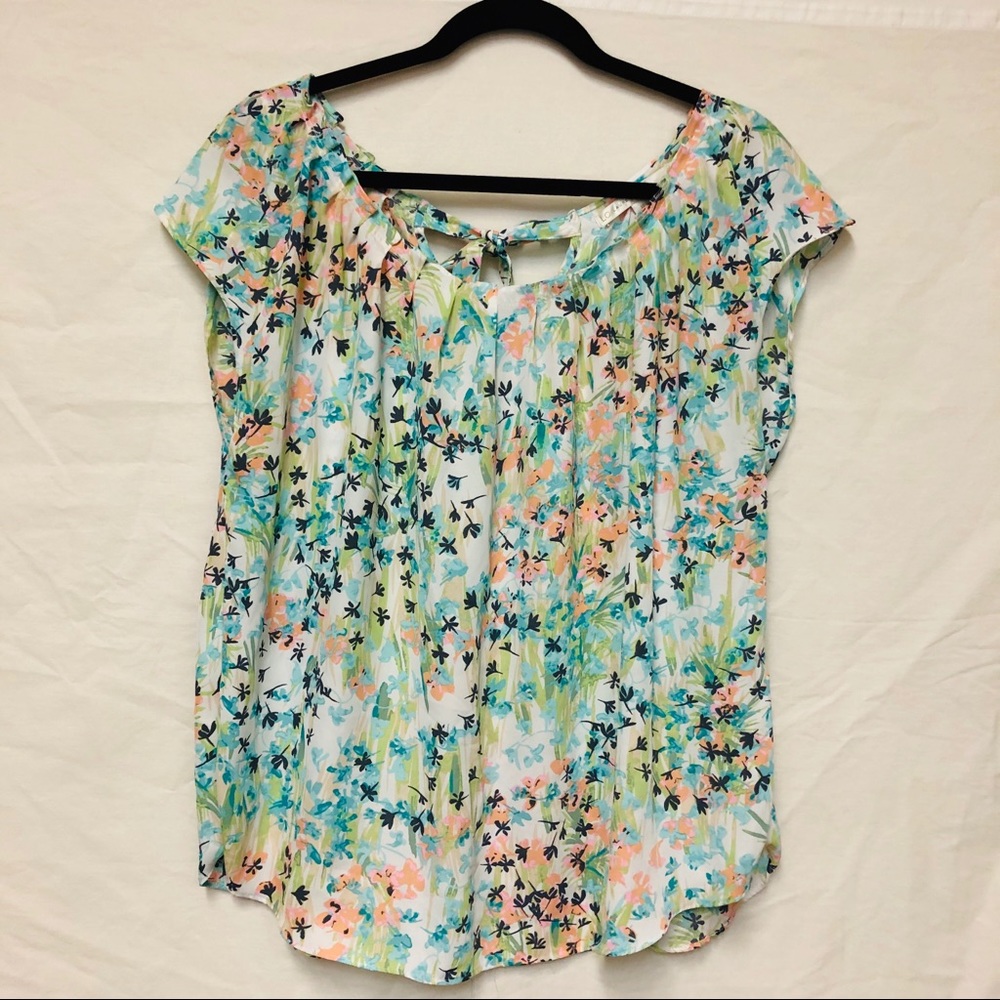 Lauren Conrad Floral Blouse
